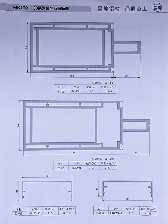 MK-100-120系列幕墻